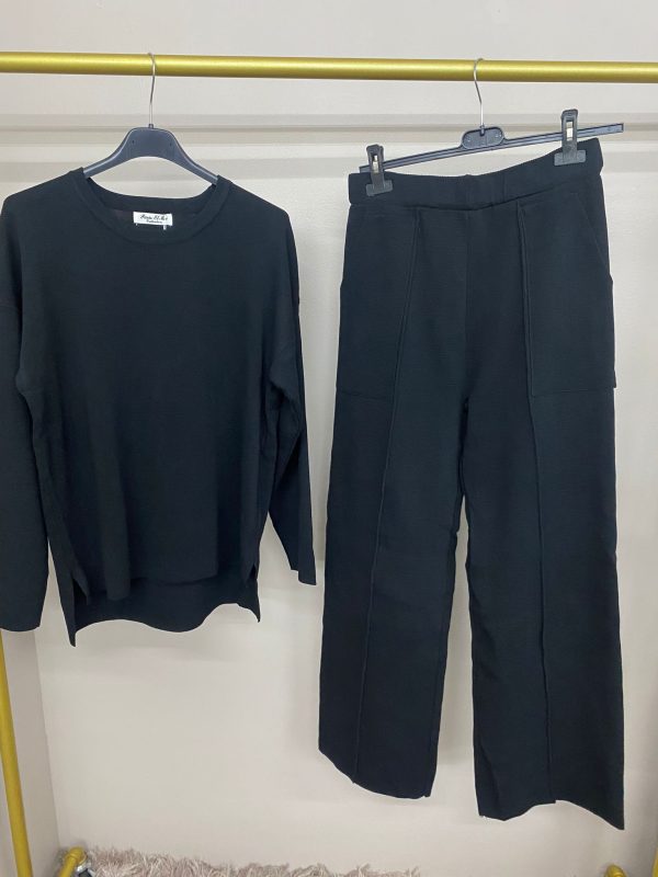 Pleated trouser with pocket two piece co-ord set - Image 4