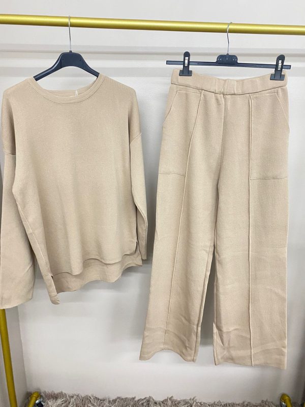 Pleated trouser with pocket two piece co-ord set - Image 2