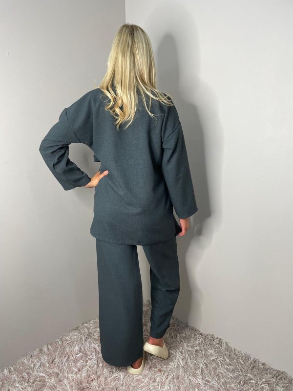V-Neck Two Piece Co-Ord Set - Image 4